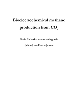 Bioelectrochemical methane production from CO2