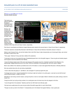 Schuylkill puts 6 on AP all-state basketball team