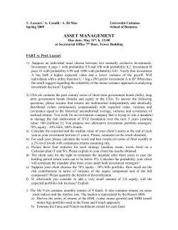 e) Using the Fama and French Model, what would you expect to be