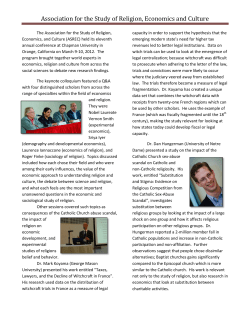 Association for the Study of Religion, Economics and Culture