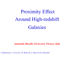 A. Maselli "Proximity effect around high