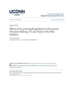 Effects of Accounting Regulations on Economic Decision