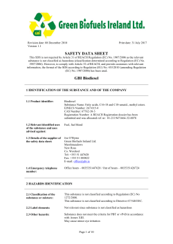 MSDS Biodiesel SDS 16-12-2010