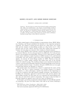 KOSZUL DUALITY AND MIXED HODGE