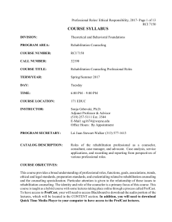 course syllabus - College of Education