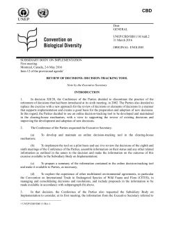 Decision-tracking tool