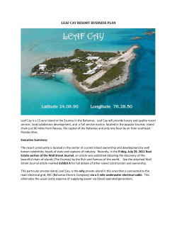 leaf cay bahamas business plan