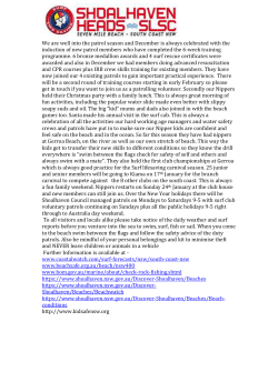 SHSLSC HEADS NEWS for JAN 2016edition