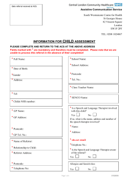 Children - Central London Community Healthcare NHS Trust
