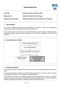 Health Information Operator 21 KB (WORD)