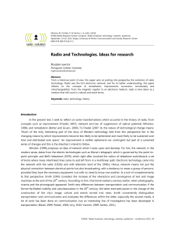 Radio evolution: Conference Proceedings