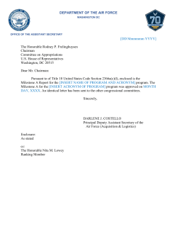 Official Memorandum Template