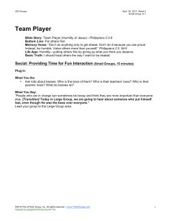 Team Player - McLean Bible Church