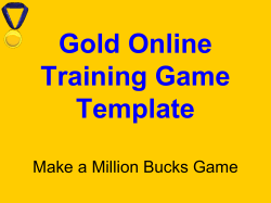 A. Enter possible answer - Training
