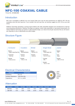 NFC-100 Low Loss COAXIAL CABLE