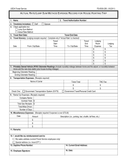 actual/fixed rate method expense record for