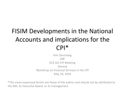 Financial intermediation services in national accounts and