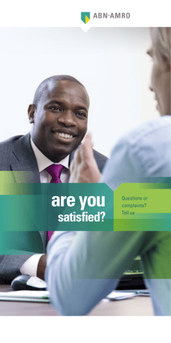 are you - ABN Amro