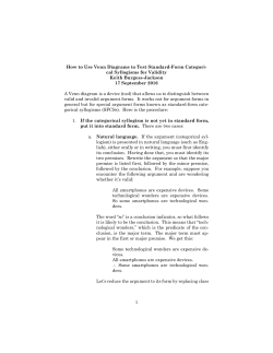 How to Use Venn Diagrams to Test Standard