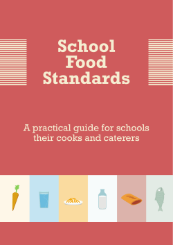 School Food Standards - East Riding of Yorkshire Council