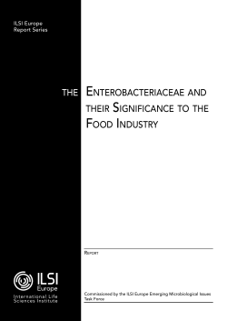 the enterobacteriaceae and their significance to the food industry