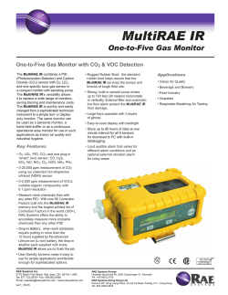 MultiRAE IR Data Sheet