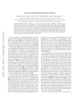 One-way Einstein-Podolsky