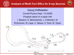 Energy Recovery Linac X-ray Source and Nanoscience