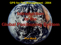 An Introduction to the Global Positioning System