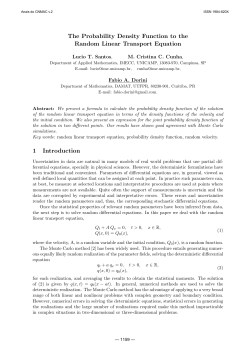 The Probability Density Function to the Random Linear