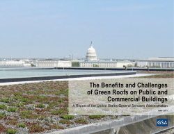 The Benefits and Challenges of Green Roofs on Public