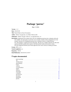 Package `parsec`