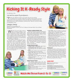 Kicking It K-Ready Style