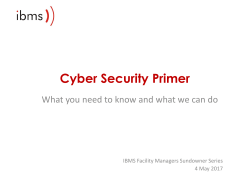 Cyber Security Primer