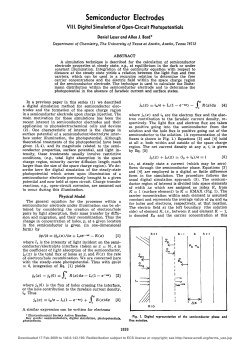 Semiconductor Electrodes. VIII. Digital Simulation of