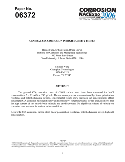 06372 - general co2 corrosion in high salinity brines