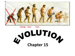 Darwin`s Theory of Evolution