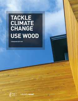 tackle climate change use wood - The Forest Products Association