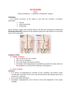 scoliosis