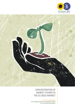 concentration of market power in the eu seed market