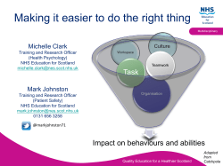 Educating for Patient Safety