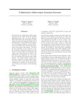 Collaborative Multi-output Gaussian Processes