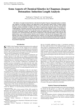 Some Aspects of Chemical Kinetics in Chapman