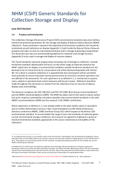 CSIP Environemntal Standards 2014_June working