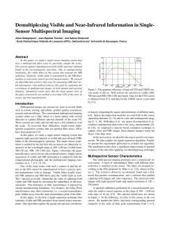Demultiplexing Visible and Near-Infrared Information in Single
