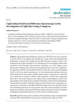 Light-Induced Infrared Difference Spectroscopy in the