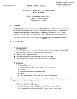 Table 3: rRT-PCR Reaction Mix for