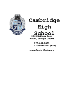 Student Handbook 2015-16
