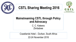 CARE AND SUPPORT FOR TEACHING AND LEARNING