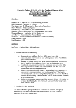 4th Steering Group meeting note